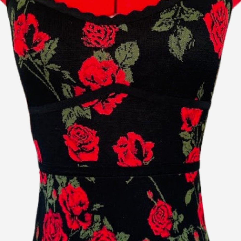 BCBGMAXAZRIA La Rosa Body-Con Dress - Picture 7 of 9
